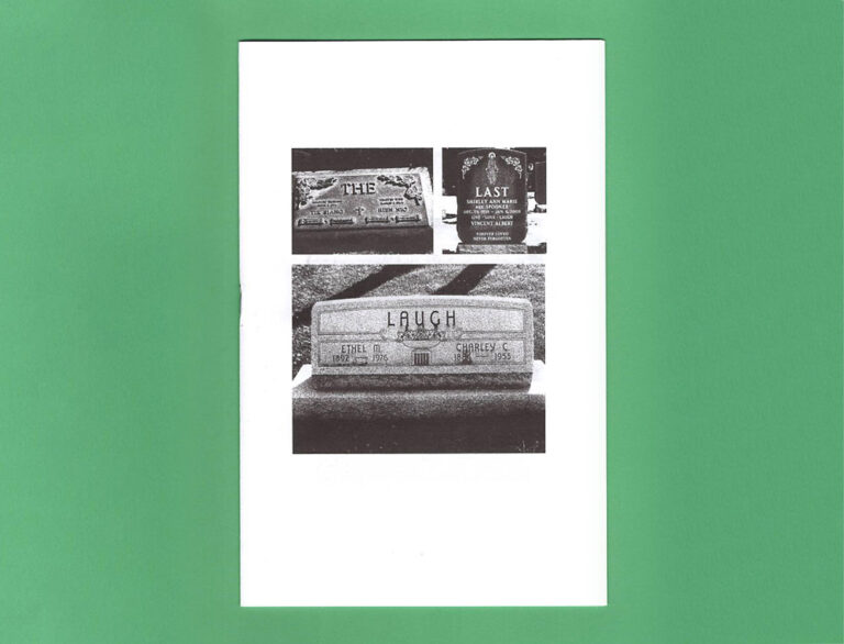 3 Images of gravestones, reading "The", "Last", "Laugh", respectively